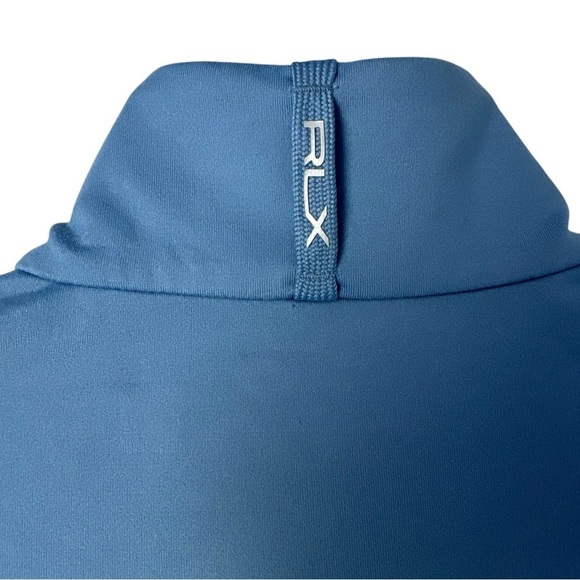 RLX Ralph Lauren Women’s Size Medium Golf 1/4 Zip Pullover Long Sleeve Blue NWT - Picture 6 of 10